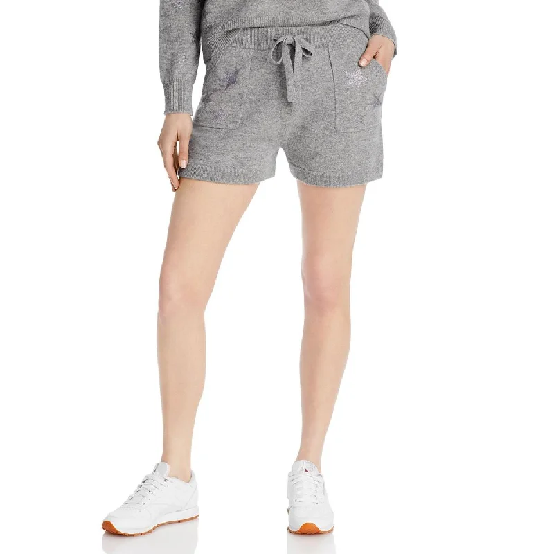Big Discounts Aqua Cashmere Womens Glitter Star Cashmere Glitter Casual Shorts