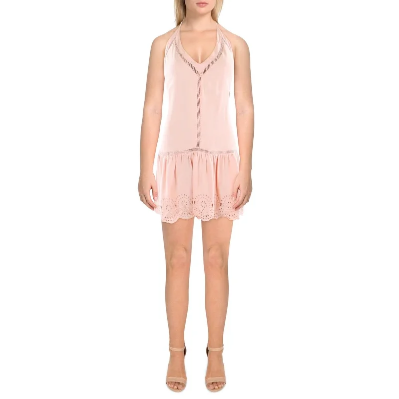 Limited Quantity BB Dakota Womens Eyelet Spaghetti Straps Sundress