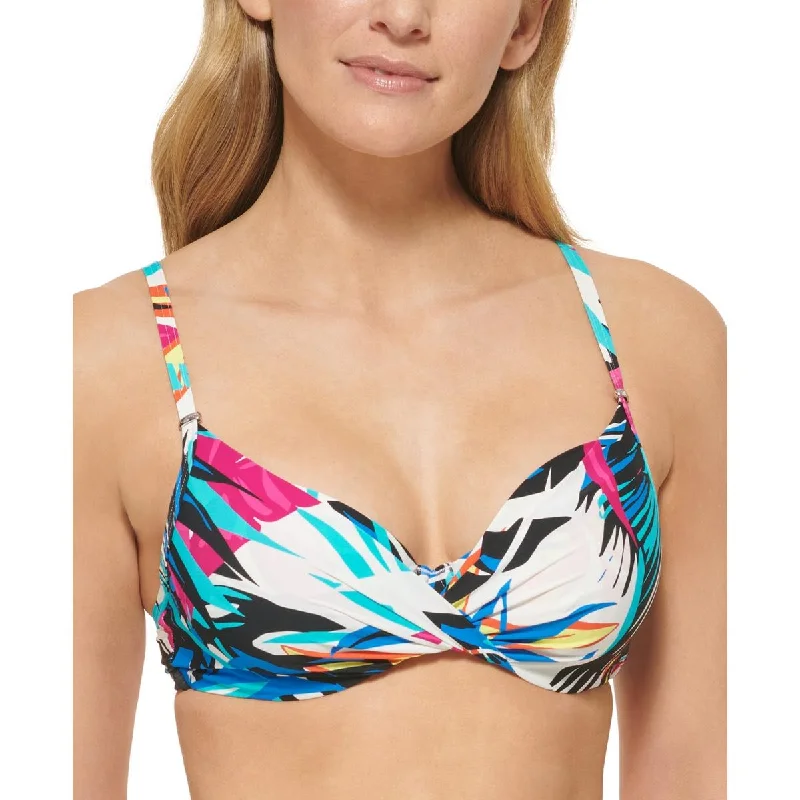 Unmissable Offer Calvin Klein Womens Printed Bikini Bikini Swim top