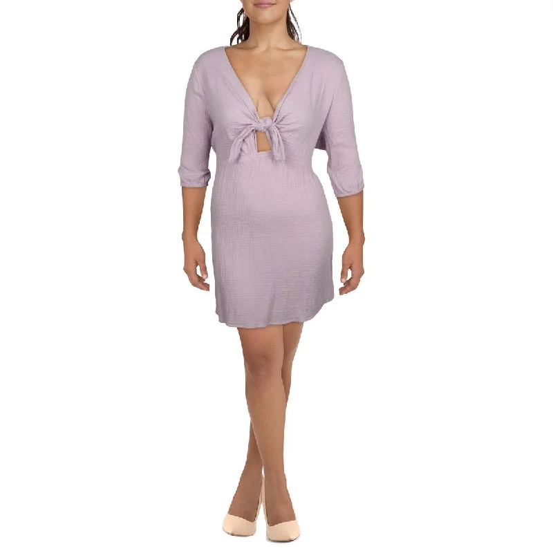 Epic Deals Cotton On Womens Tie Front Short Mini Dress