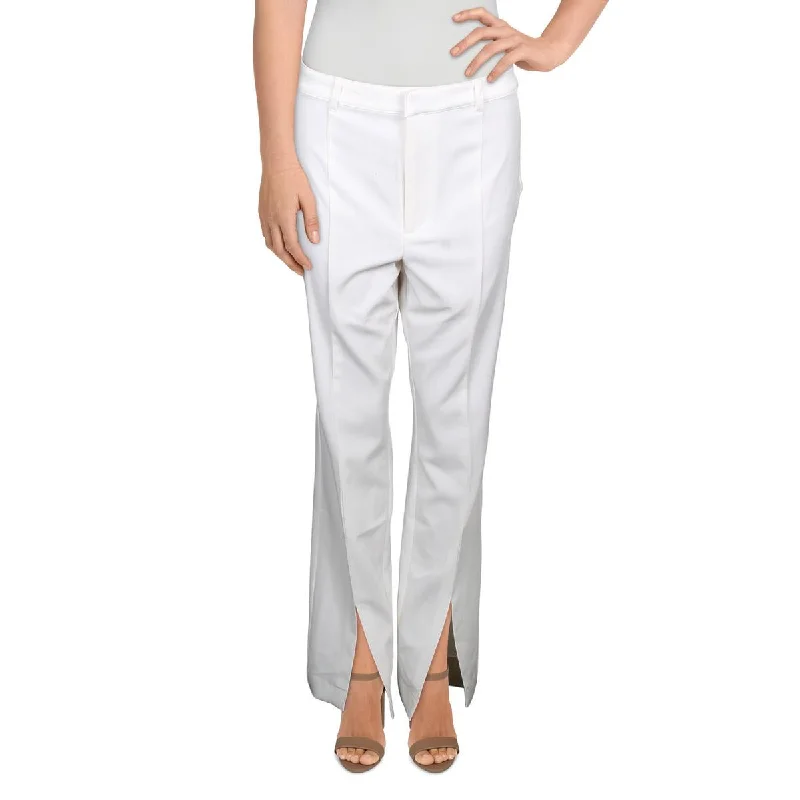 Take Advantage Danielle Bernstein Womens Slit Leg Slim Fit Pants