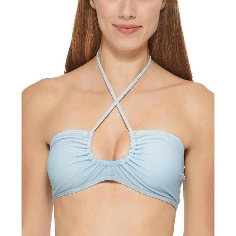 Super Bargain DKNY Womens Ombre Bandeau Bikini Swim top