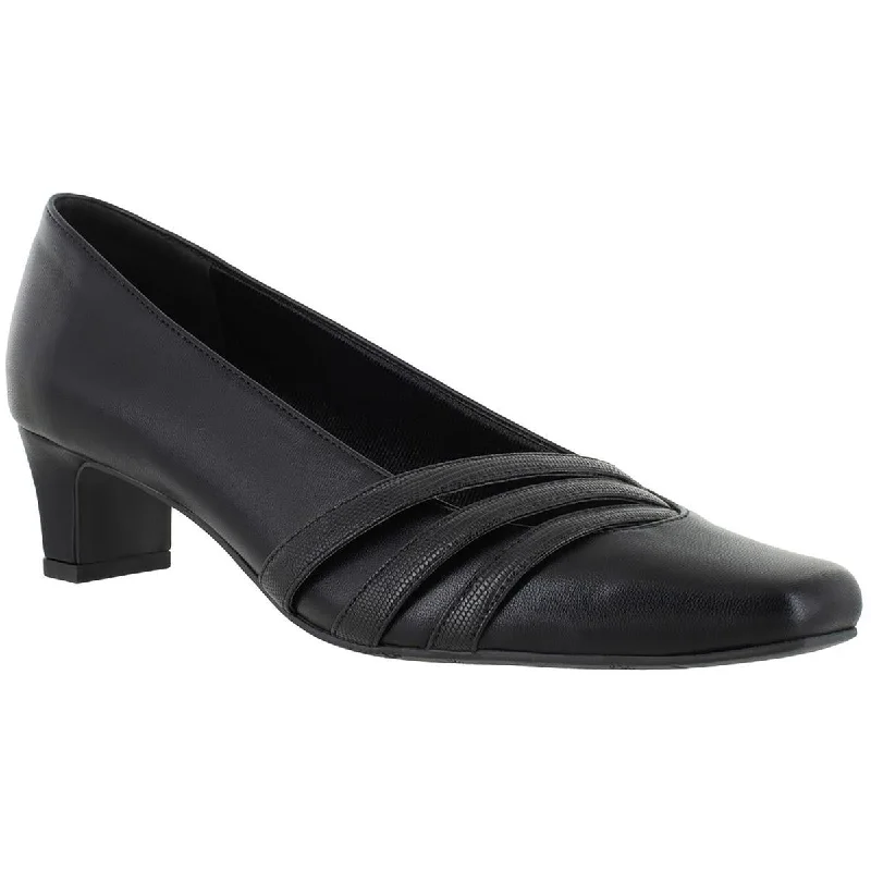 Best Bargains Easy Street Womens Entice Faux Suede Comfort Dress Heels