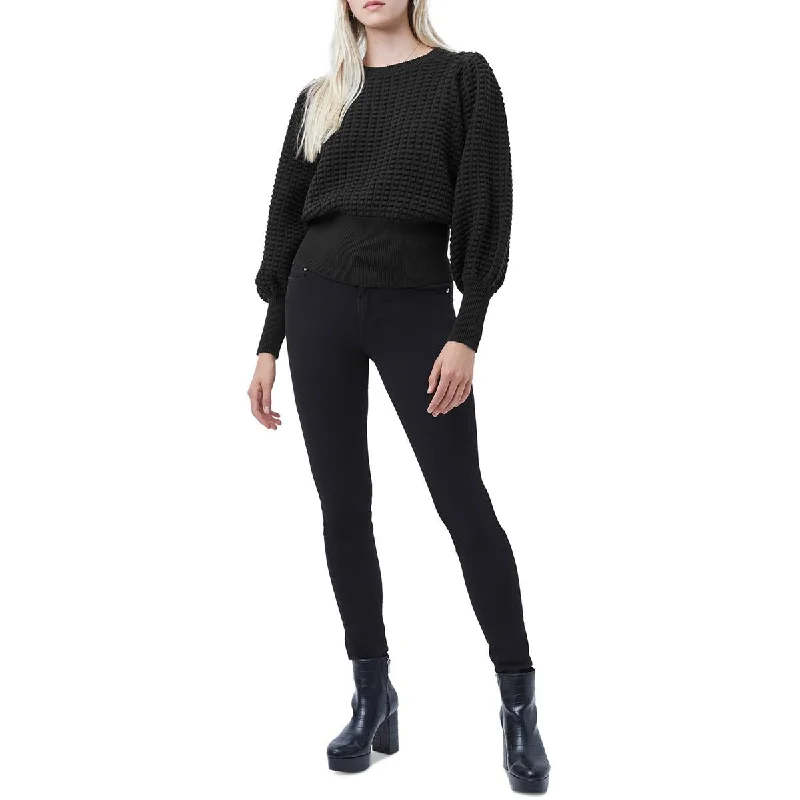 Price Buster French Connection Womens Crewneck Textured Pullover Sweater