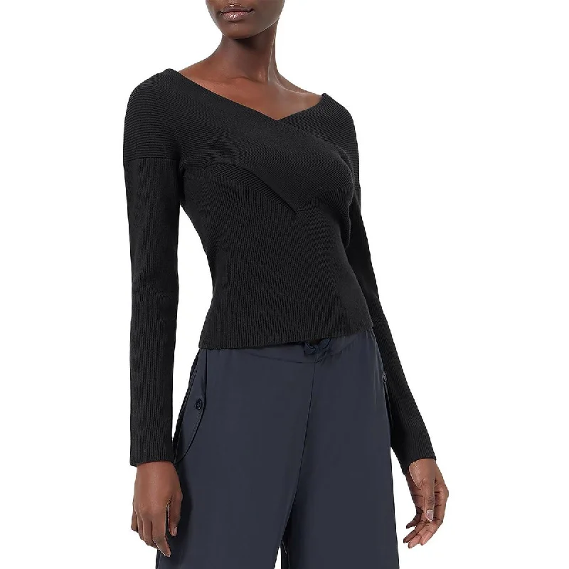 Overstock French Connection Womens Lydia Wool Blend Fitted Pullover Sweater