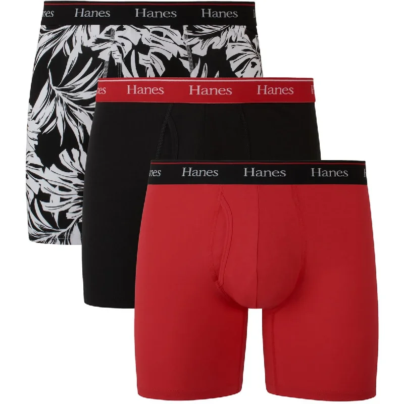 Midnight Madness Hanes Mens 3 Pack Modern Fit Boxer Briefs
