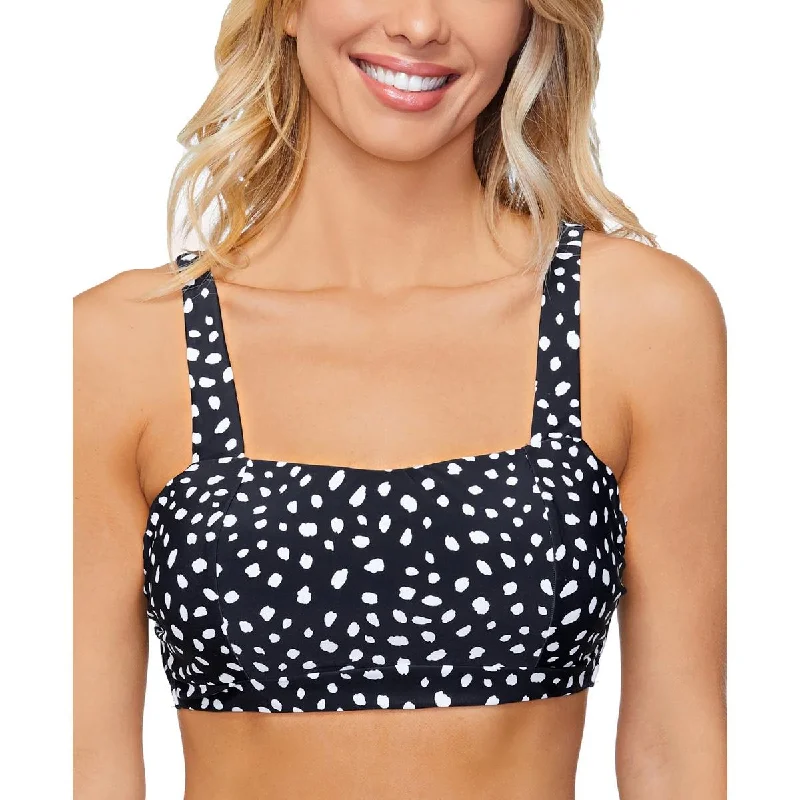 Shop and Save Island Escape Womens Printed Underwire Bikini Swim top