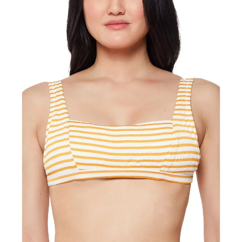 Value Deals Jessica Simpson Womens Striped Bikini Bikini Swim top