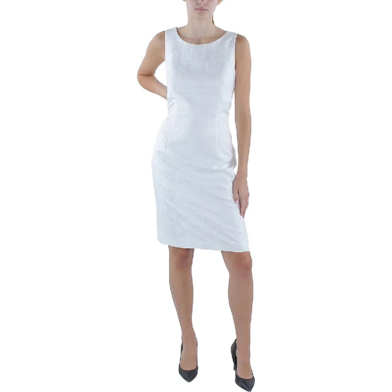Year-End Sale Kasper Womens Floral Midi Wear To Work Dress