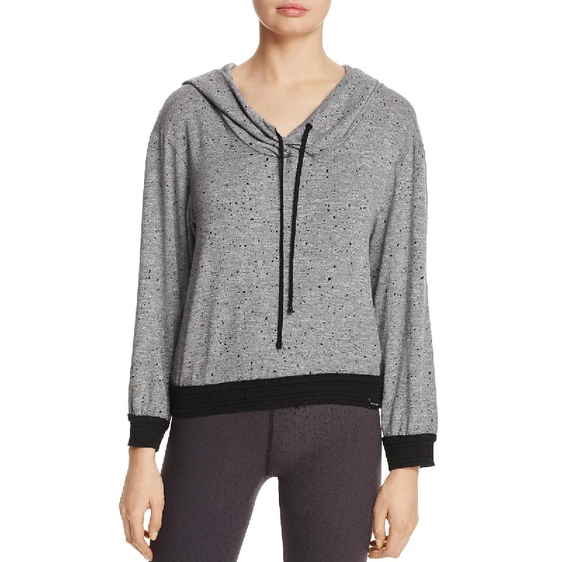 Massive Deals Koral Activewear Womens Arch Crop Long Sleeves Hoodie