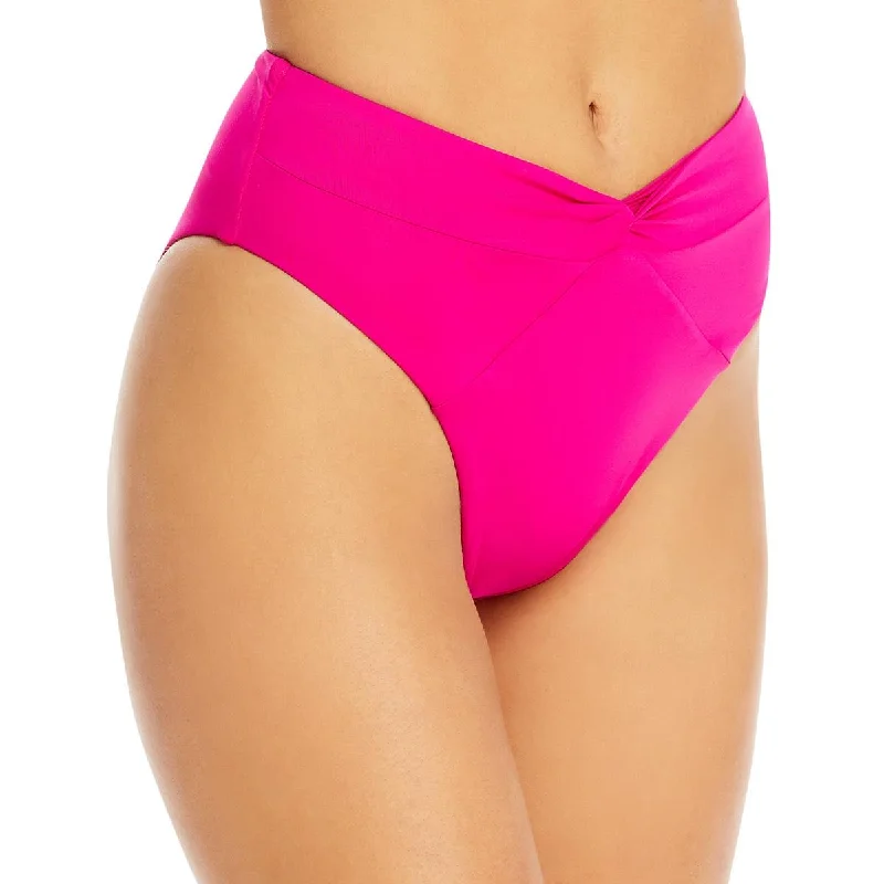 Bargain Bin L Space Womens Nancy Lee Twist High Cut Swim Bottom Separates