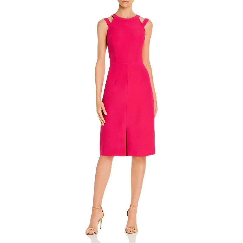 Price Rollback Laundry by Shelli Segal Womens Cut Out Sheath Cocktail Dress