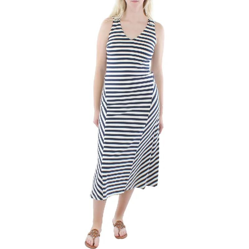 Exclusive Offers Lauren Ralph Lauren Womens Knit Striped Sheath Dress