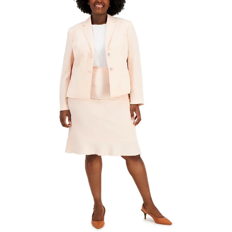 Markdowns Le Suit Womens Plus 2PC  Skirt Suit