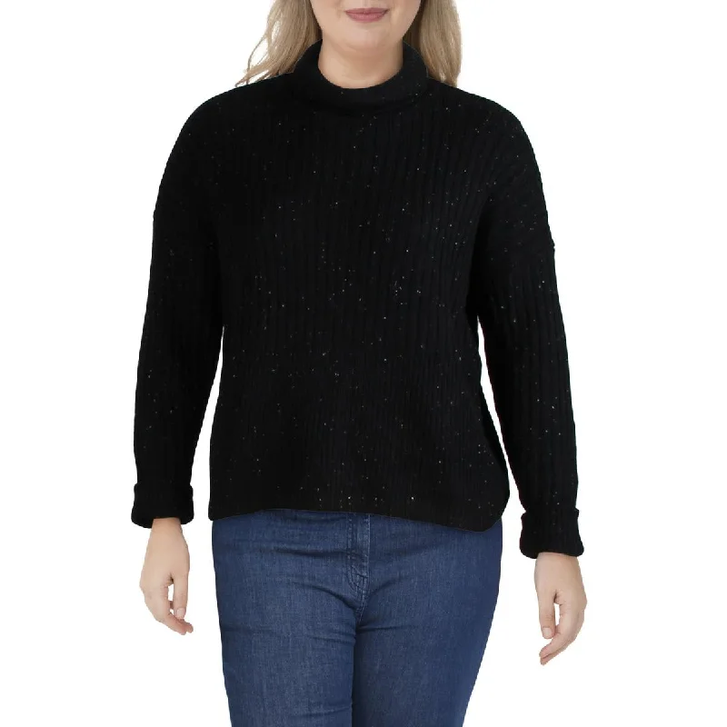 Final Markdown MICHAEL Michael Kors Womens Ribbed Turtleneck Turtleneck Sweater