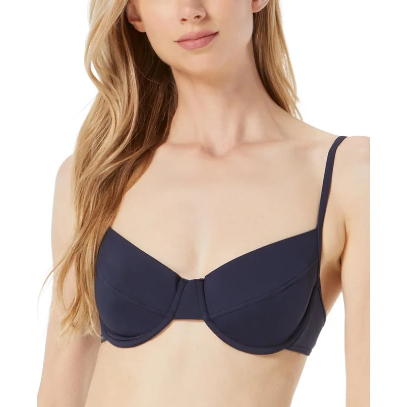 Today Only MICHAEL Michael Kors Womens Solid Bikini Bikini Swim top