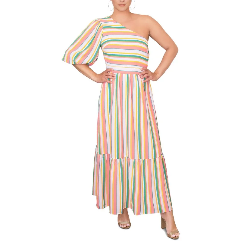 Savings Spectacular Rachel Rachel Roy Womens Striped Long Maxi Dress