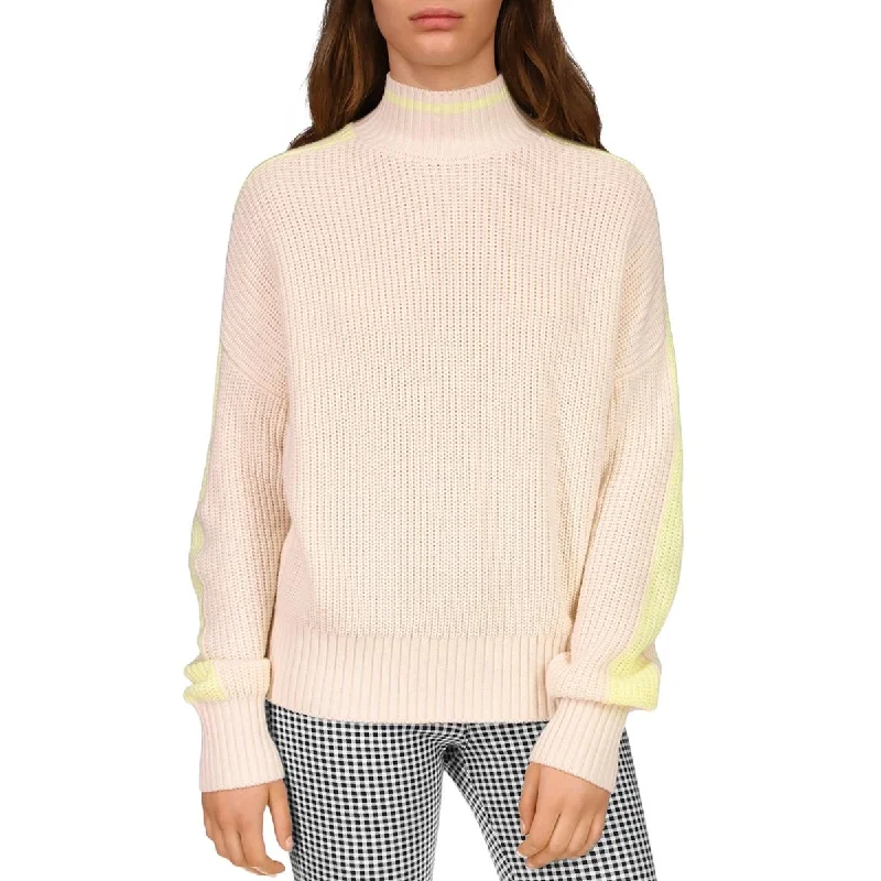 Value Deals Sanctuary Womens Cruise Knit Mock Neck Pullover Sweater