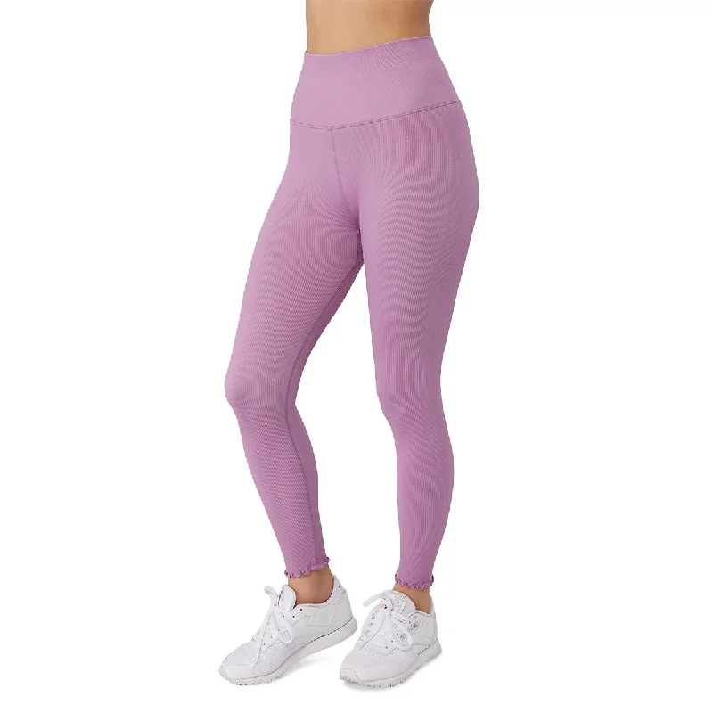 Stock Up and Save Spiritual Gangster Womens Ruffled Ribbed Knit Leggings