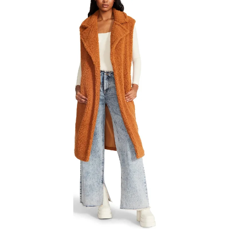 Special Buy Steve Madden Women's Faux Fur Longline Teddy Vest
