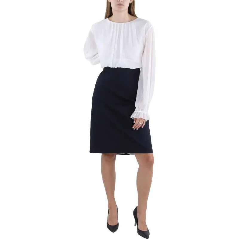 Buy Now Ted Baker Womens Lizzata Pleated Midi Wear To Work Dress