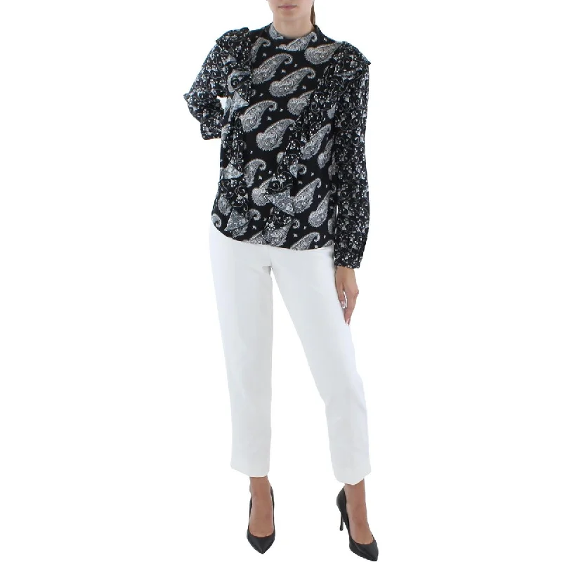 Major Savings Ted Baker Womens Paisley High Neck Blouse