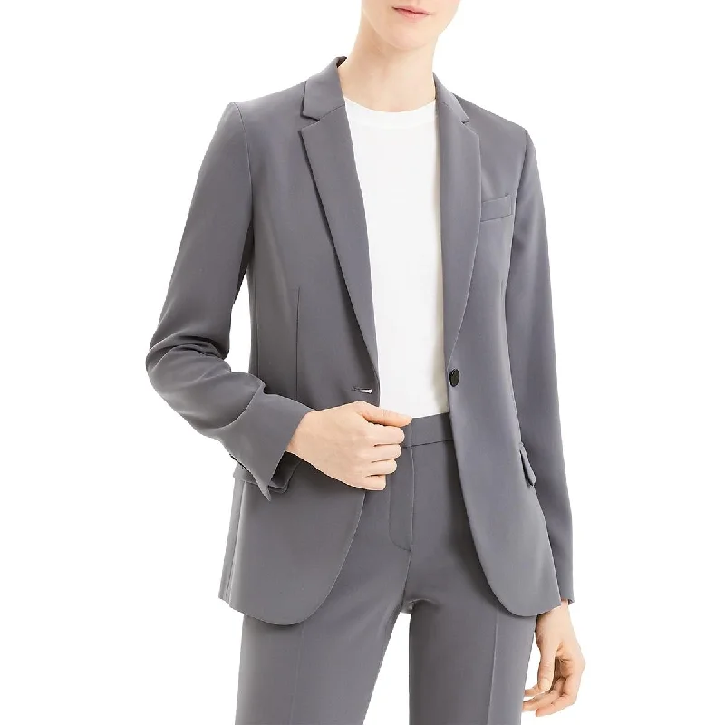Today's Special Theory Womens Formal Office One-Button Blazer