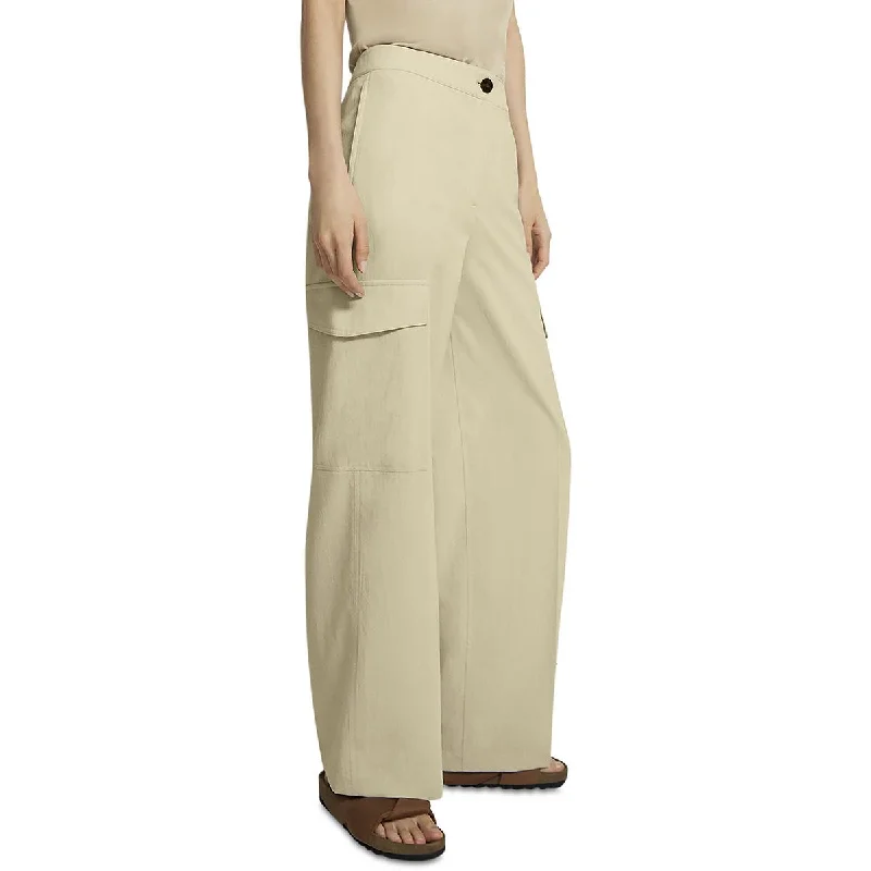 Flash Deals Theory Womens Solid  Cargo Pants