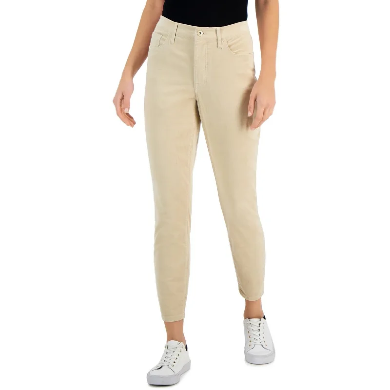 Weekend Flash Sale Tommy Hilfiger Womens Tribeca Corduroy Cropped Skinny Pants