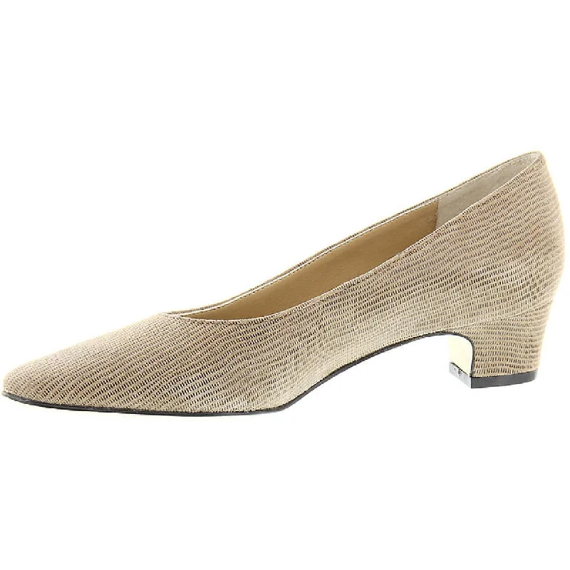 Sneak Peek Sale VANELi Womens Astyr Leather Almond Toe Dress Heels