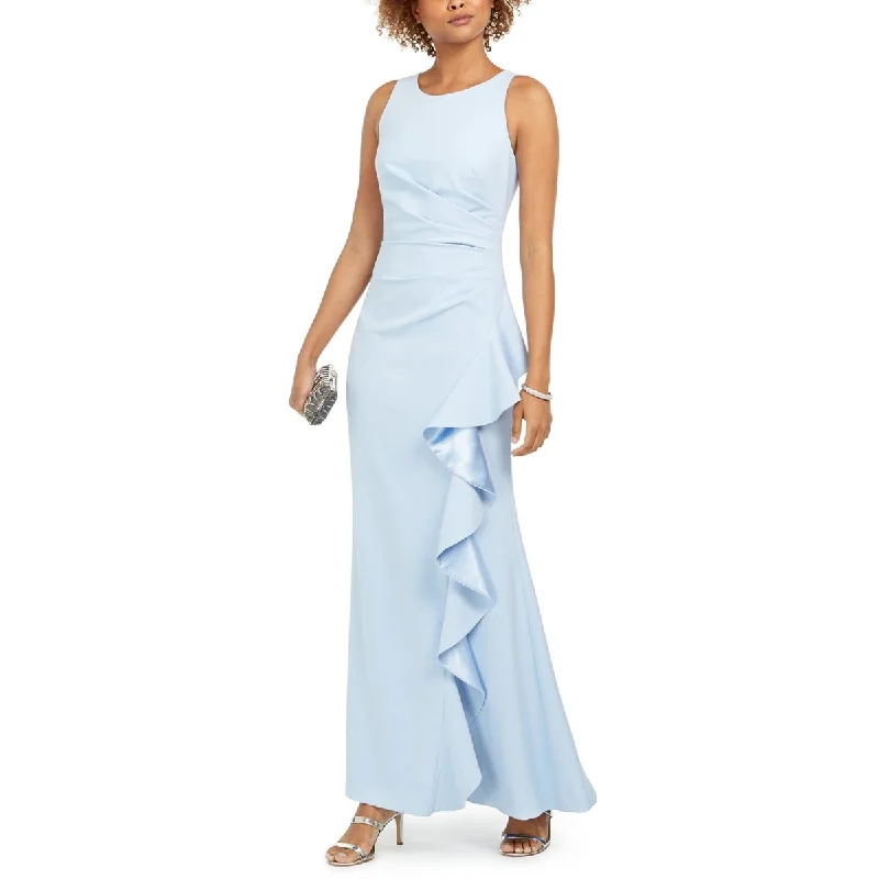 Price Drop Vince Camuto Womens Petites Ruffled Gathered Formal Dress
