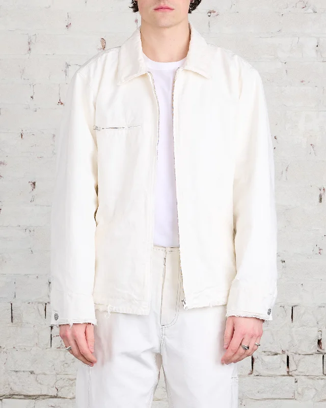 Major Savings MM6 Maison Margiela Canvas Sports Jacket Off White