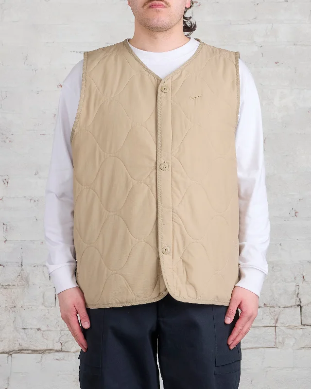 Price Cut Nike Life Woven Insulated Military Vest Khaki Khaki
