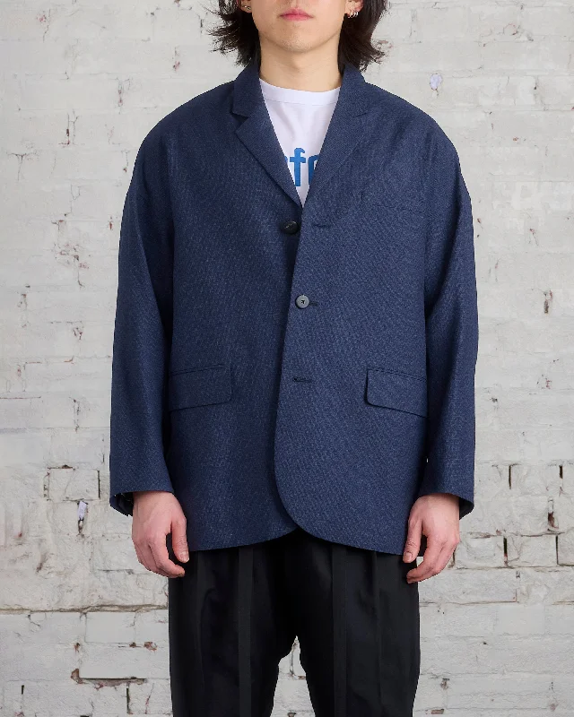 Instant Discount visvim Hammons Blazer Jacket Navy