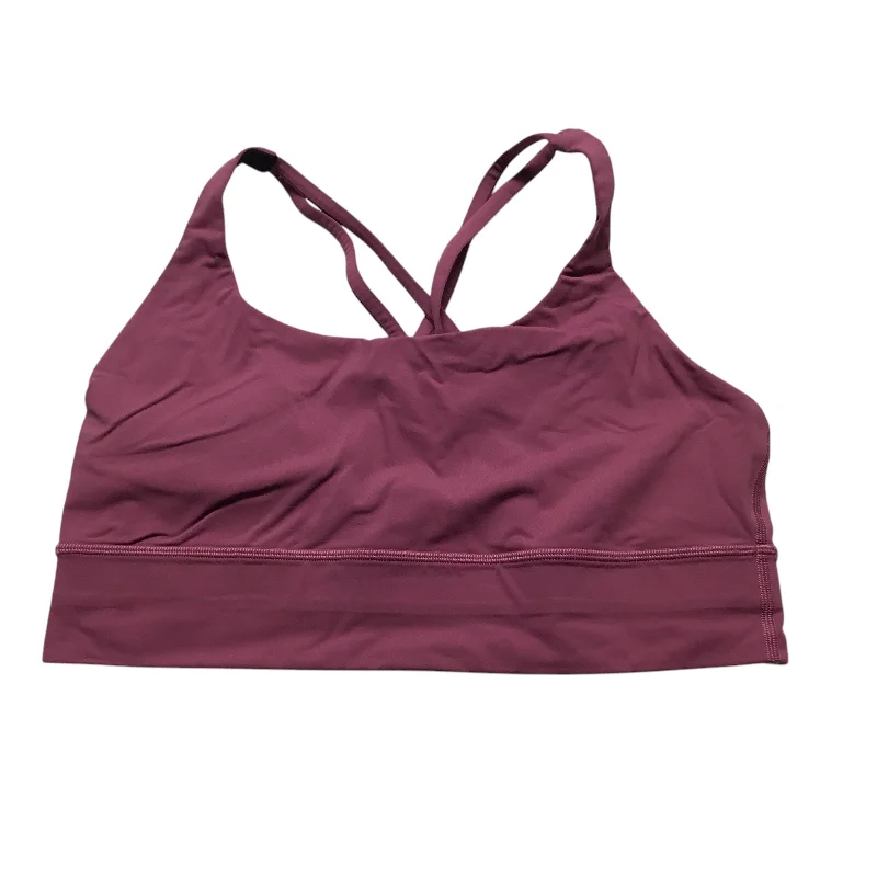 Limited Stock Athletic Bra By Lululemon In Pink, Size: 12