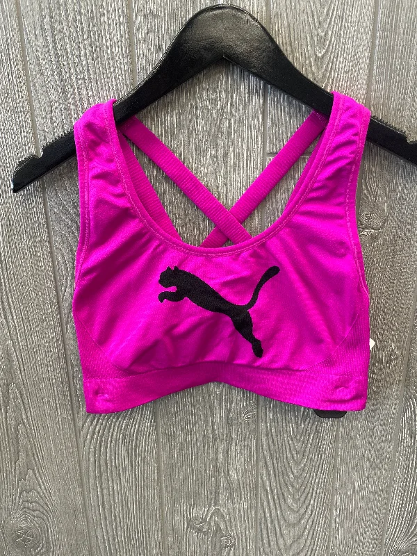 Anniversary Sale Athletic Bra By Puma In Pink, Size: L