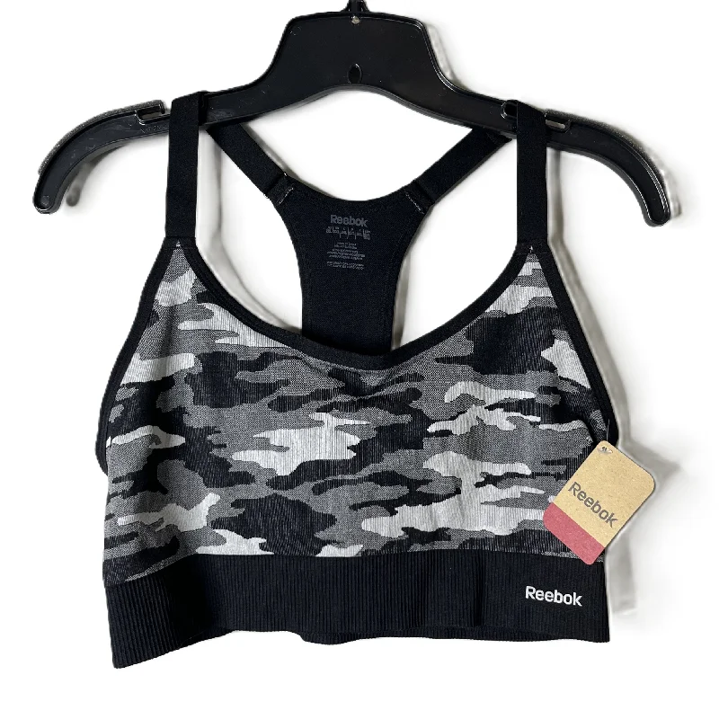 Big Savings Athletic Bra By Reebok In Grey, Size: 2x
