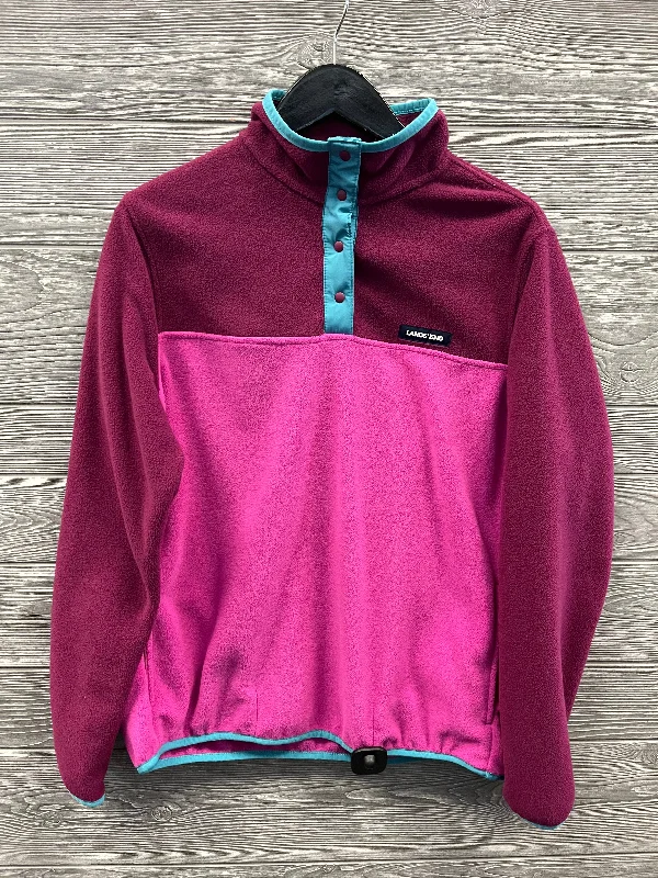 Instant Savings Athletic Fleece By Lands End In Pink, Size: M