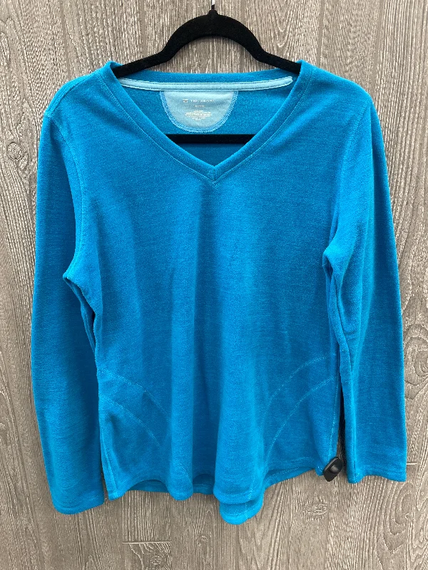 Seasonal Sale Athletic Fleece By Tek Gear In Blue, Size: L