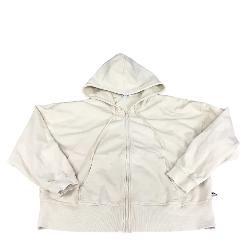 Daily Specials Athletic Jacket By Joy Lab In Cream, Size: Xl