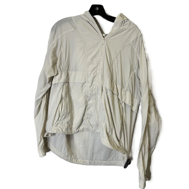 Price Rollback Athletic Jacket By Lululemon In Cream, Size: 10