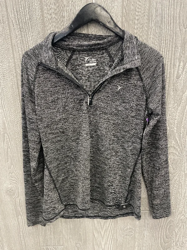Online Only Athletic Jacket By Old Navy In Grey, Size: M