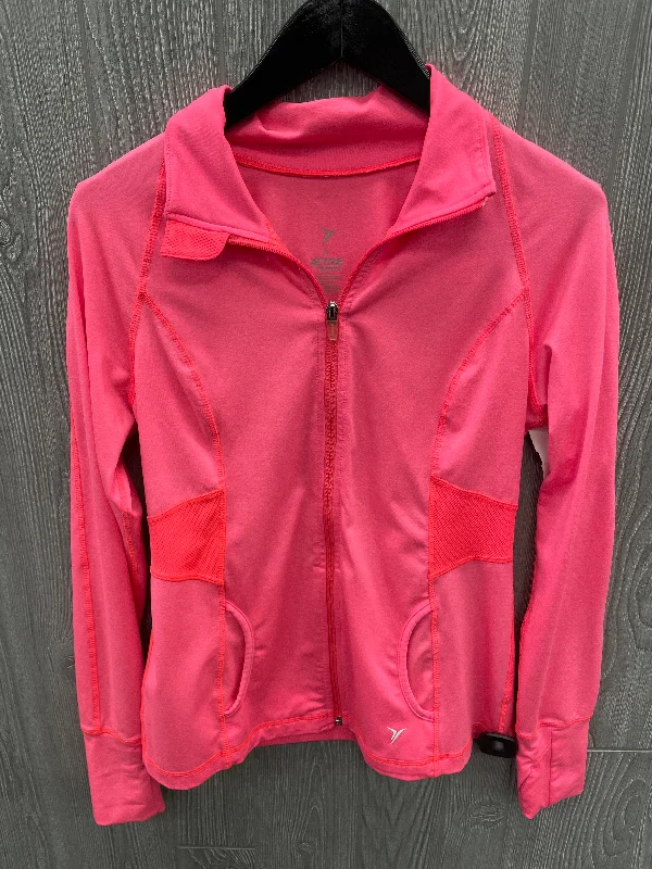 Best Deals Athletic Jacket By Old Navy In Pink, Size: M