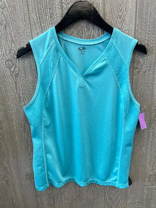 Inventory Reduction Athletic Tank Top By Champion In Blue, Size: L