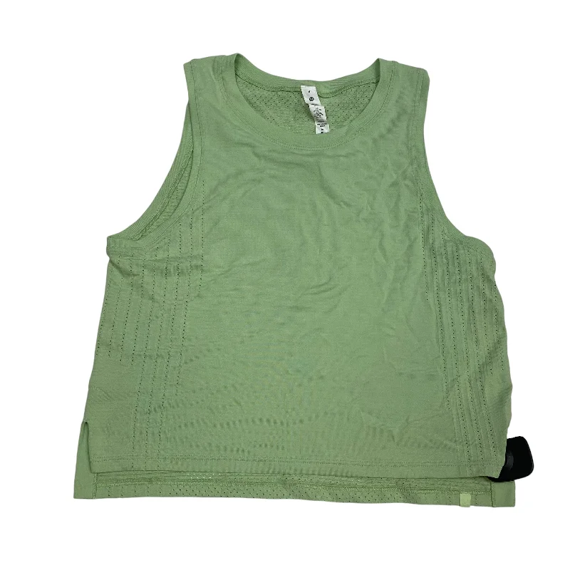 Huge Discounts Athletic Tank Top By Lululemon In Green, Size: 4