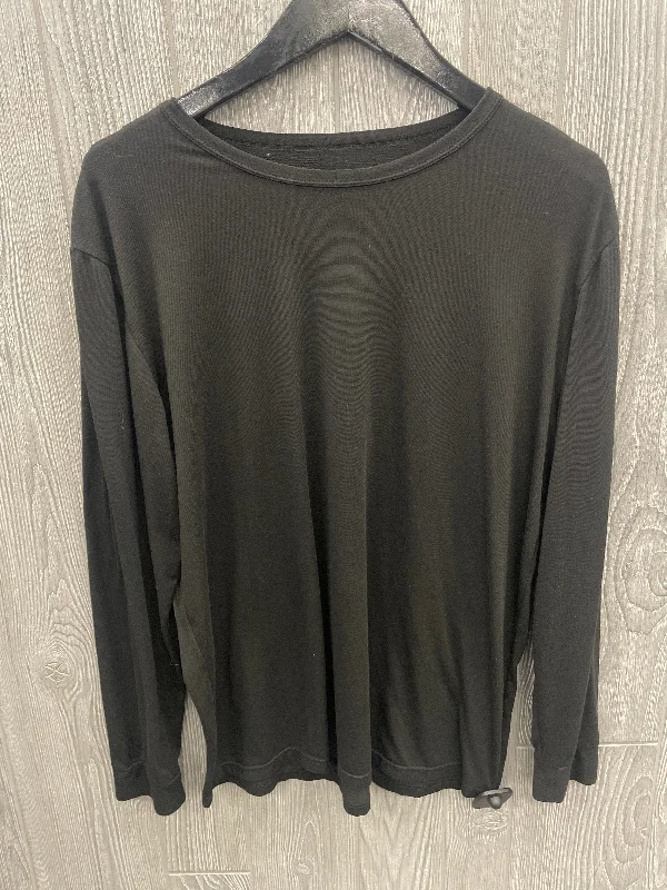While Supplies Last Athletic Top Long Sleeve Crewneck By 32 Degrees In Black, Size: M