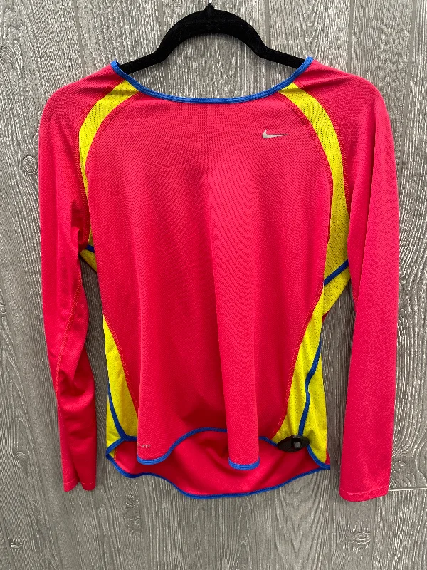 Online Specials Athletic Top Long Sleeve Crewneck By Nike In Multi-colored, Size: L