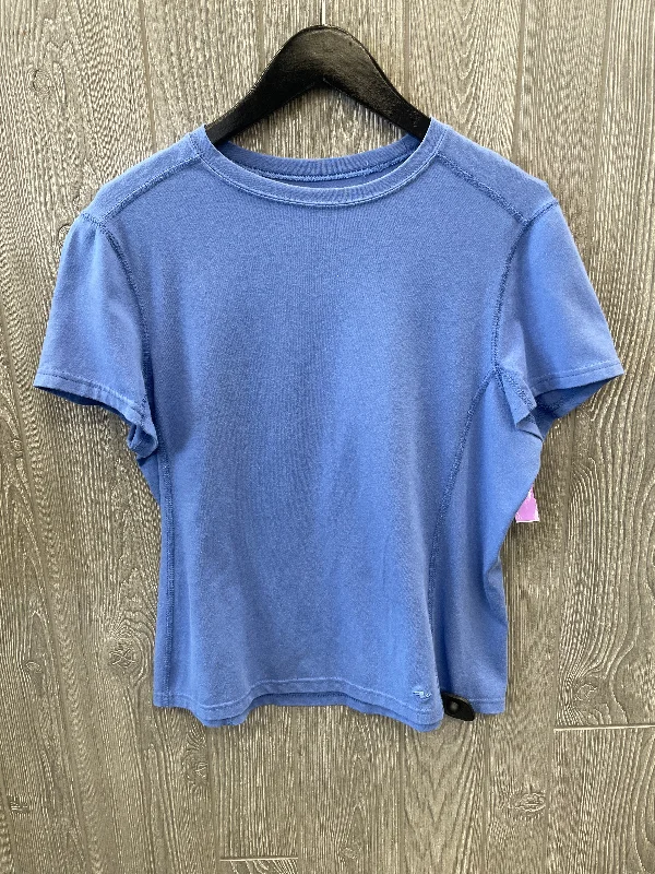 Incredible Offers Athletic Top Short Sleeve By Athletic Works In Blue, Size: L