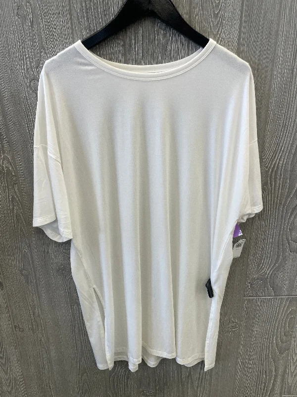 Exclusive Savings Athletic Top Short Sleeve By Old Navy In White, Size: L