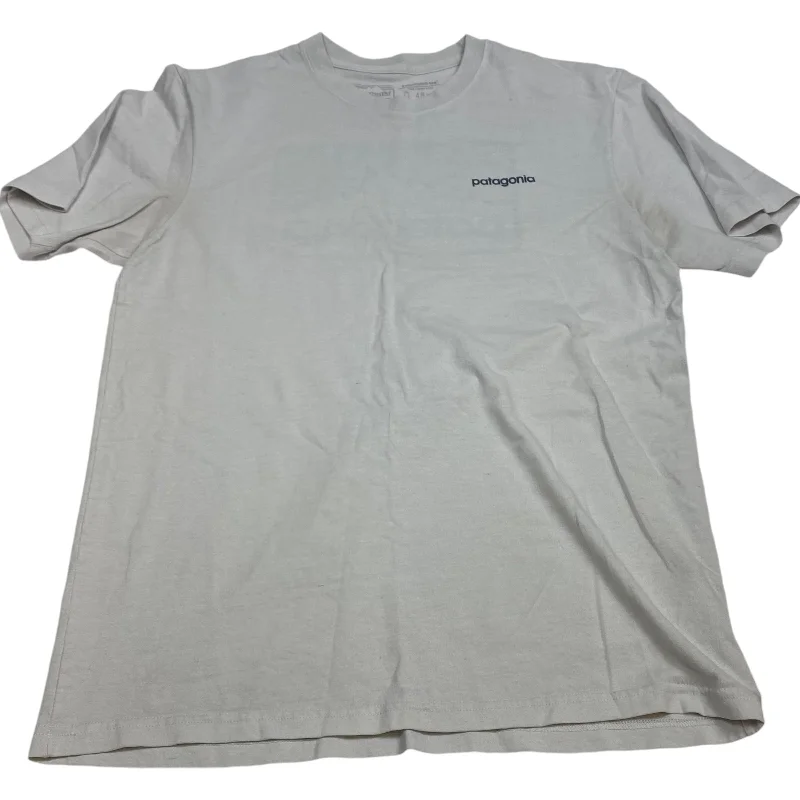 Weekend Flash Sale Athletic Top Short Sleeve By Patagonia In Grey, Size: M